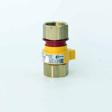 Клапан газовый запорный с электромагнитным управлением КЗЭУГ-Б-ДУ25(латунь) с документацией