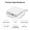 Центр управления умным домом Aalarm SG-5S Zigbee 3.0+Bluetooth (TuyaSmart/Smartlife)