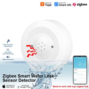 Датчик протечки воды/затопления Aalarm SWLSD-898 ZigBee 3.0(Tuya Smart/Smart Life)