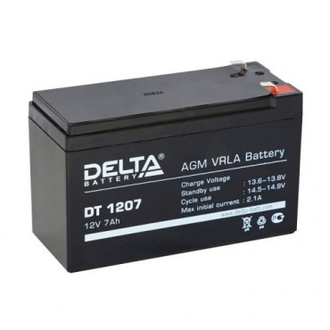 Аккумулятор Delta DT 1207 12В 7Аh