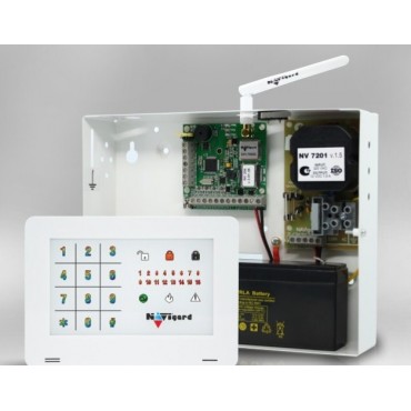 Охрано-пожарная GSM-GPRS сигнализация NV 1010с/8516 (Охранная контрольная панель для пультовой и самоохраны со встроенным контроллером TM) 