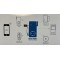 GSM-розетка Simpal S260-F с управлением питанием и возможностью подключения дополнительных розеток/датчиков