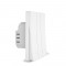 Выключатель света с WiFi подключением АВК-605-К3 (3 клавиши, пульт) Белый матовый