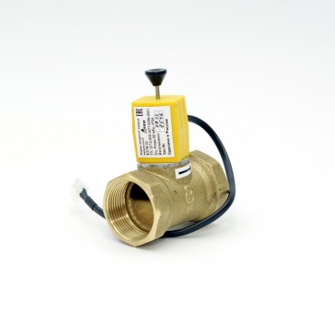 Клапан запорный газовый импульсный КЗГИ-32(латунь) DN32 с документацией