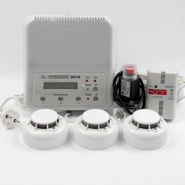 Комплексная система контроля загазованности и пожарной безопасности ЭКО-M-1.1