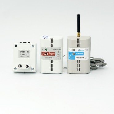 GSM-комплект автоматического контроля загазованности (Природный газ) СИК3 с ГОСПОВЕРКОЙ  