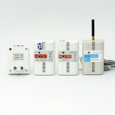 GSM-комплект автоматического контроля загазованности (Природный газ, Угарный газ) СИК3+БУГ с ГОСПОВЕРКОЙ  