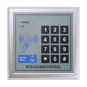 Считыватель RFID меток (Mifare 13,56 мГц) со встроенной клавиатурой и кнопкой вызова ALFA CK-4.1
