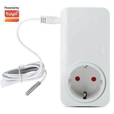 Wi-Fi розетка SimPal TY-130 с датчиком температуры (TuyaSmart/SmartLife)